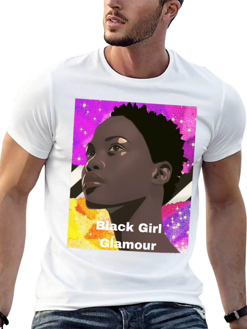 Black Girl Glamour Graphic Tee