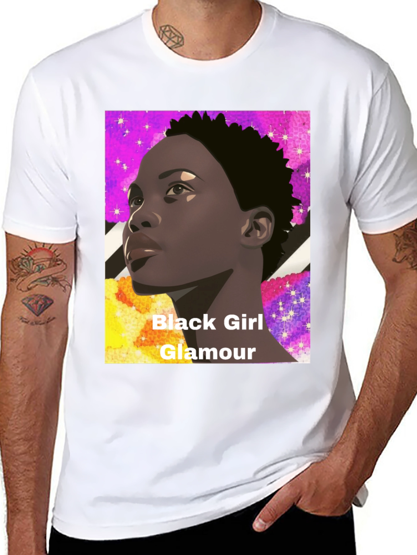 Black Girl Glamour Graphic Tee