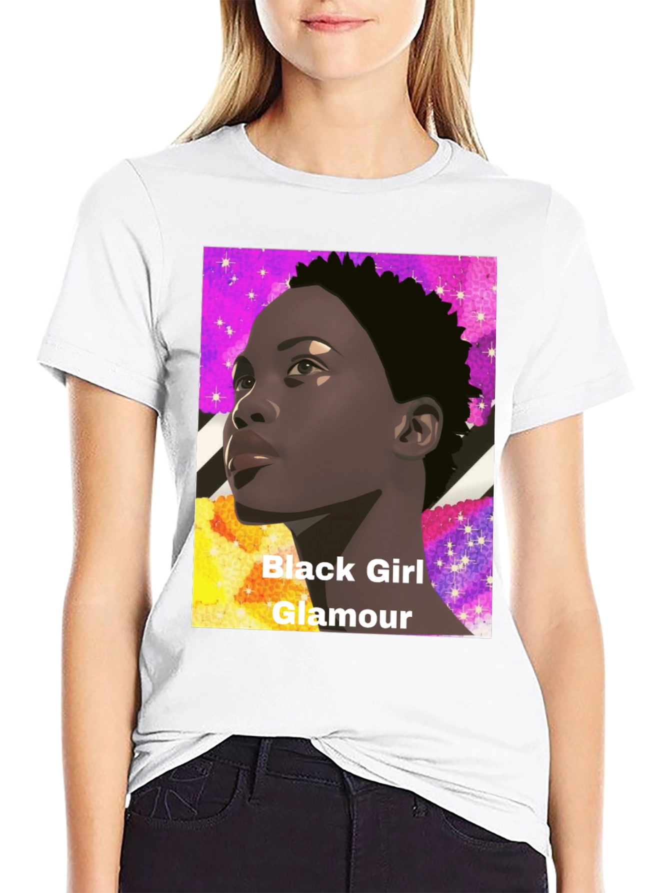 Black Girl Glamour Graphic Tee