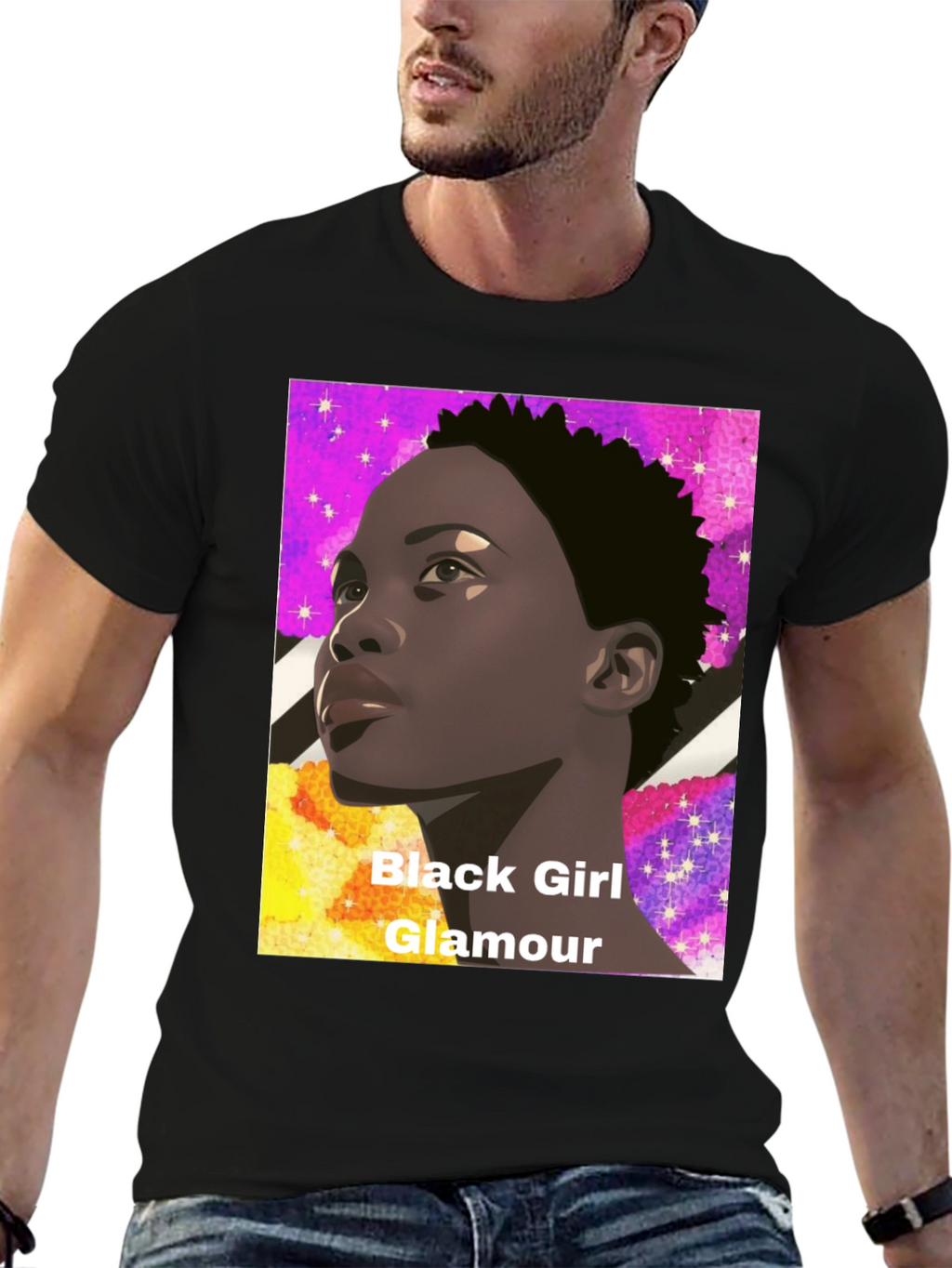 Black Girl Glamour Graphic Tee