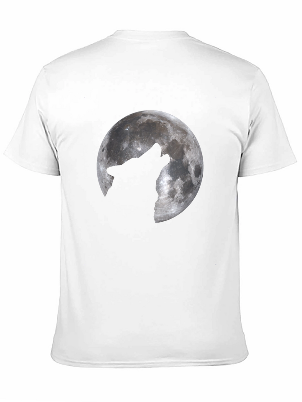 Wolf Moon Graphic T-Shirt - Black Cotton Tee
