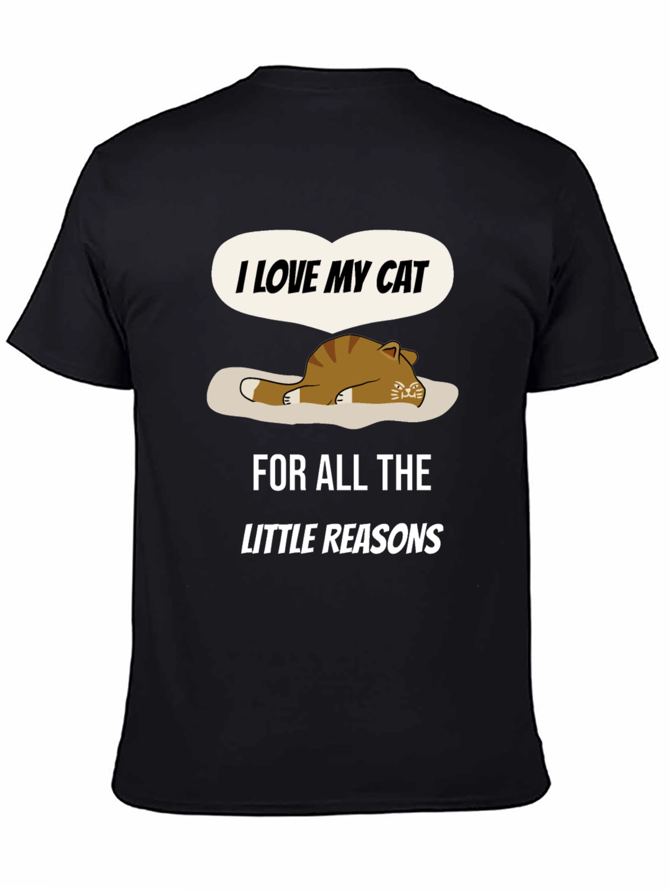 I Love My Cat T-Shirt - Cute Cat Lover Tee