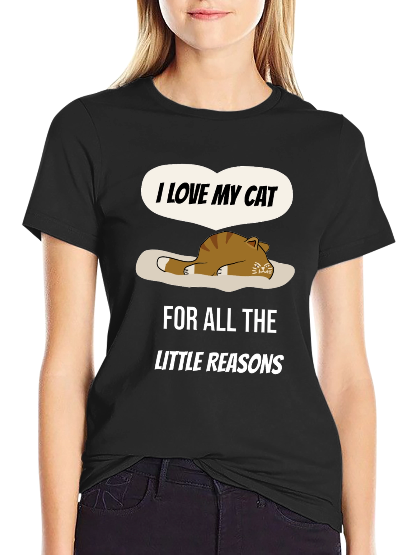 I Love My Cat T-Shirt - Cute Cat Lover Tee