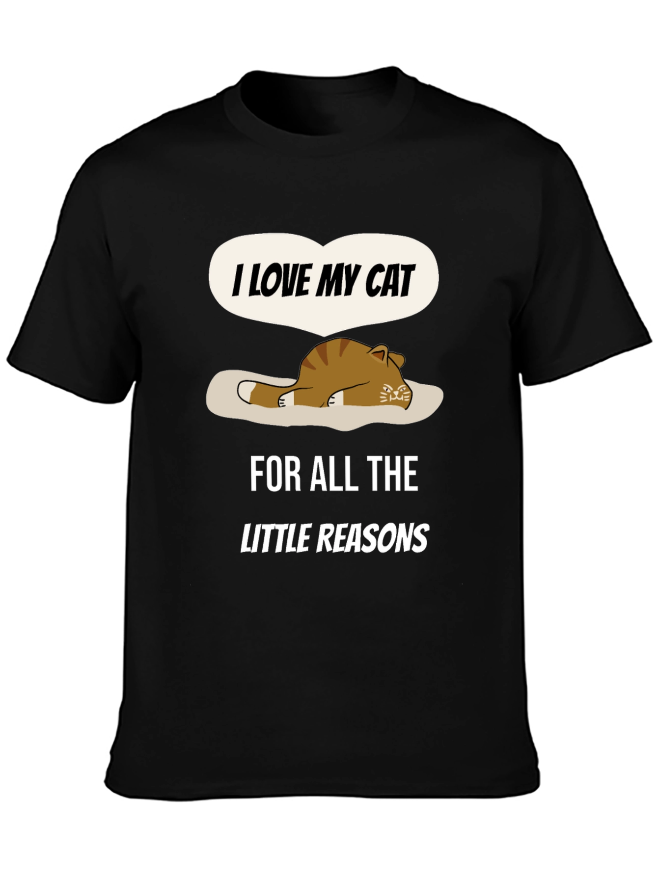 I Love My Cat T-Shirt - Cute Cat Lover Tee