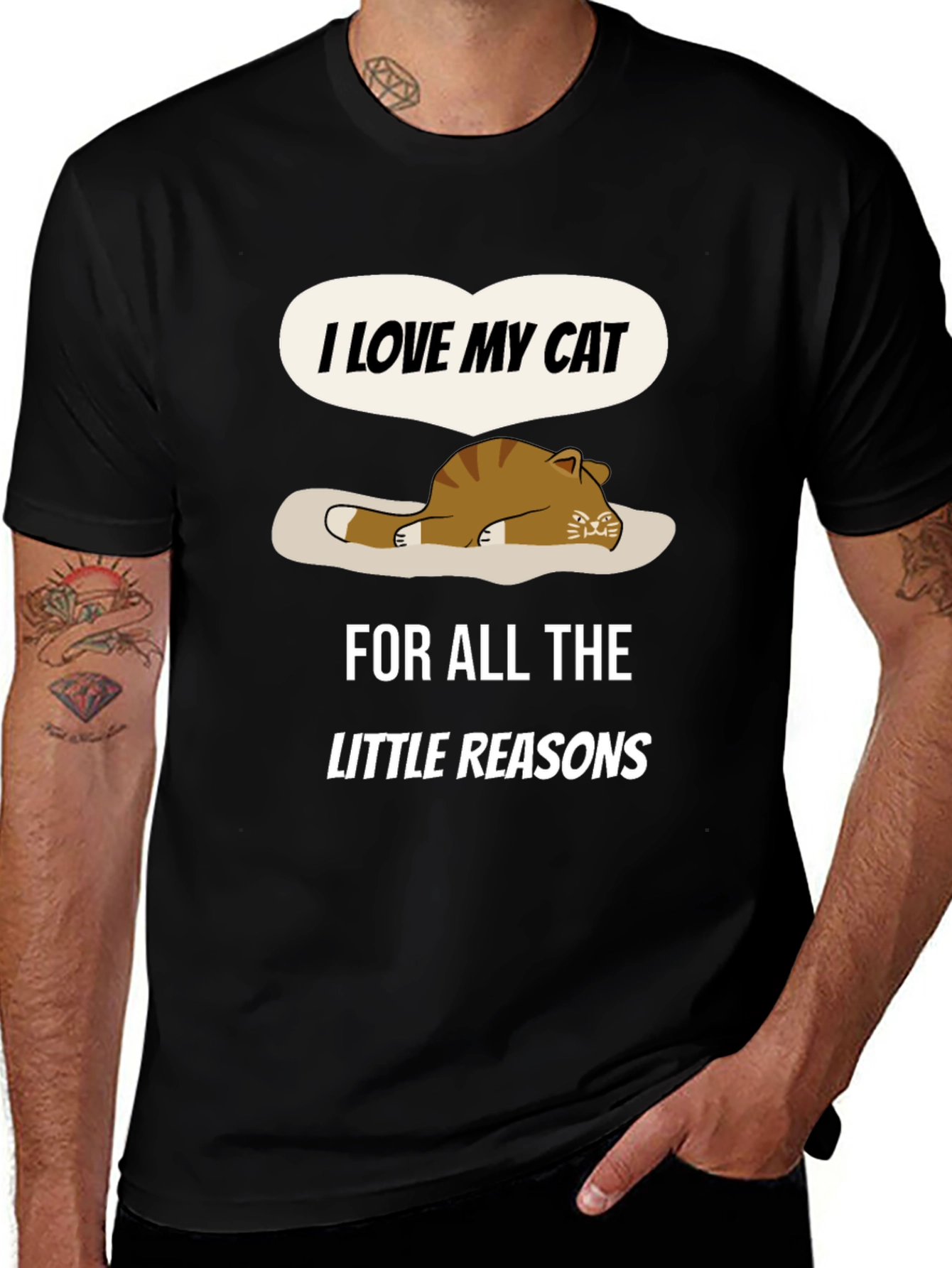 I Love My Cat T-Shirt - Cute Cat Lover Tee