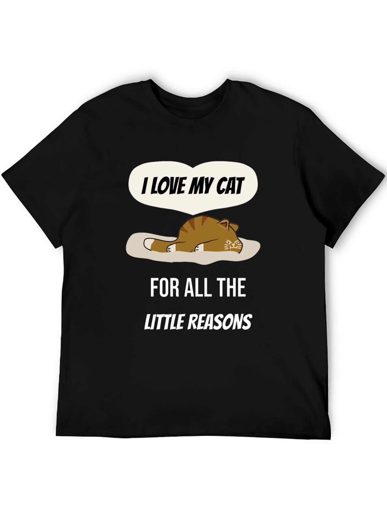 I Love My Cat T-Shirt - Cute Cat Lover Tee
