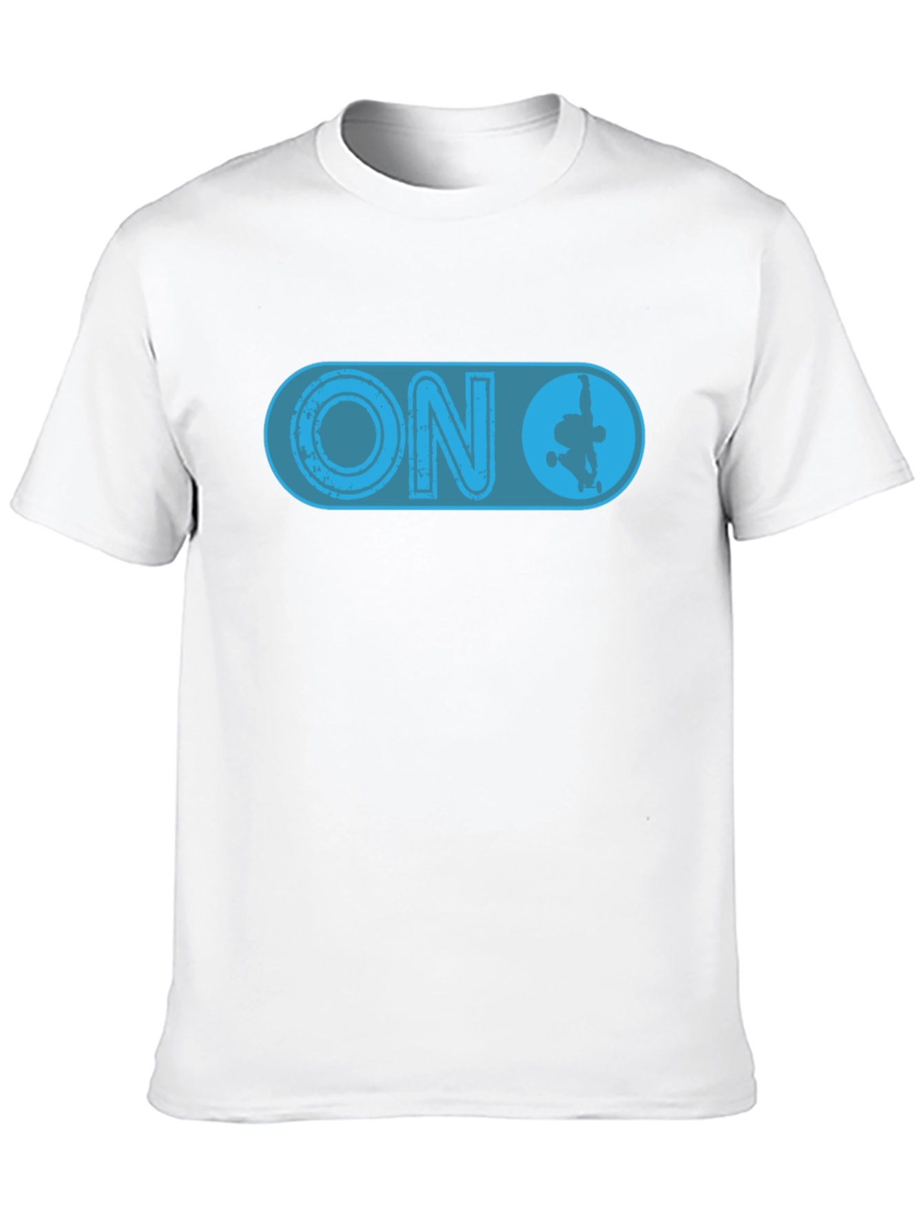 Skate ON Graphic T-Shirt - Black
