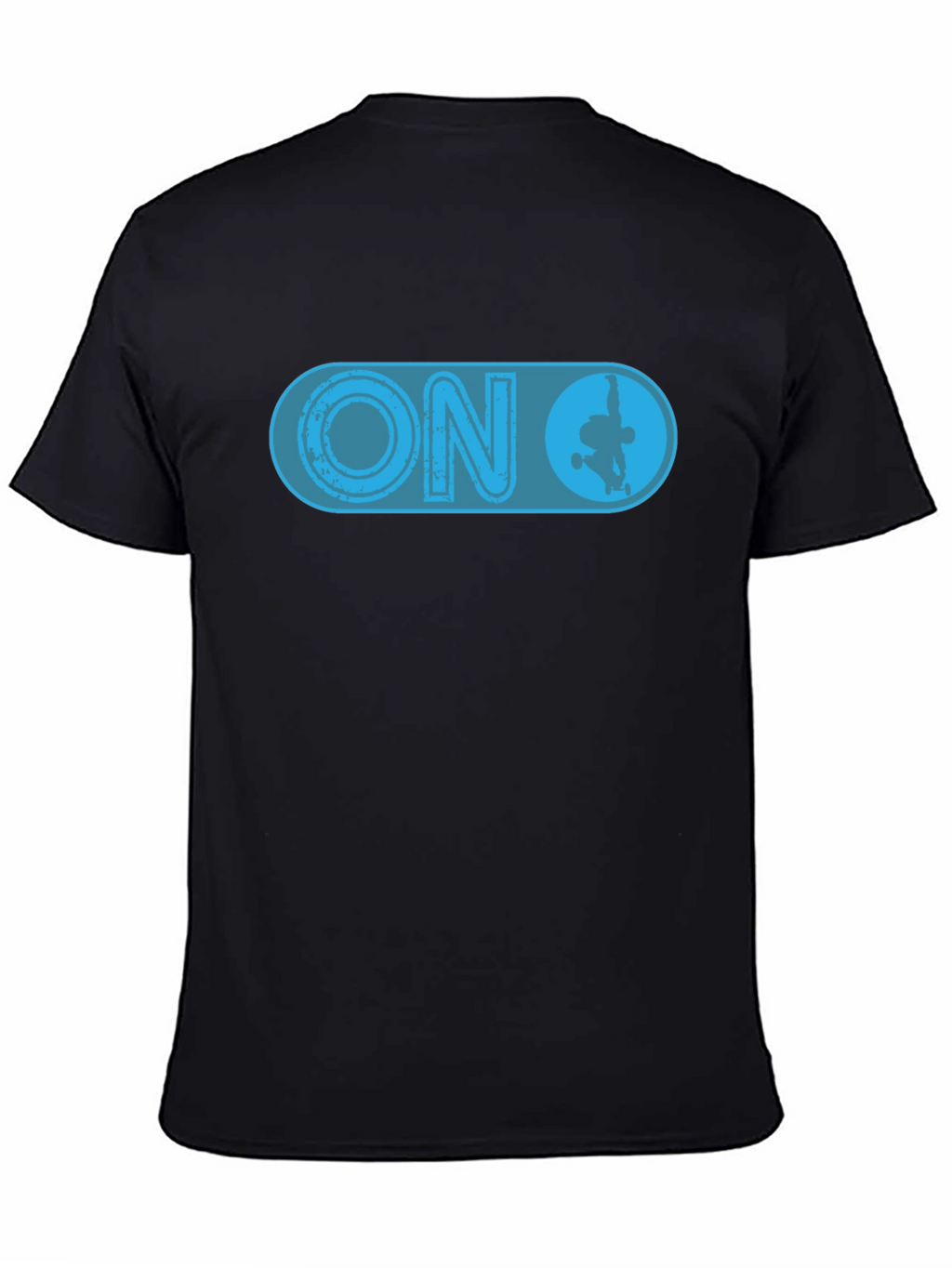 Skate ON Graphic T-Shirt - Black