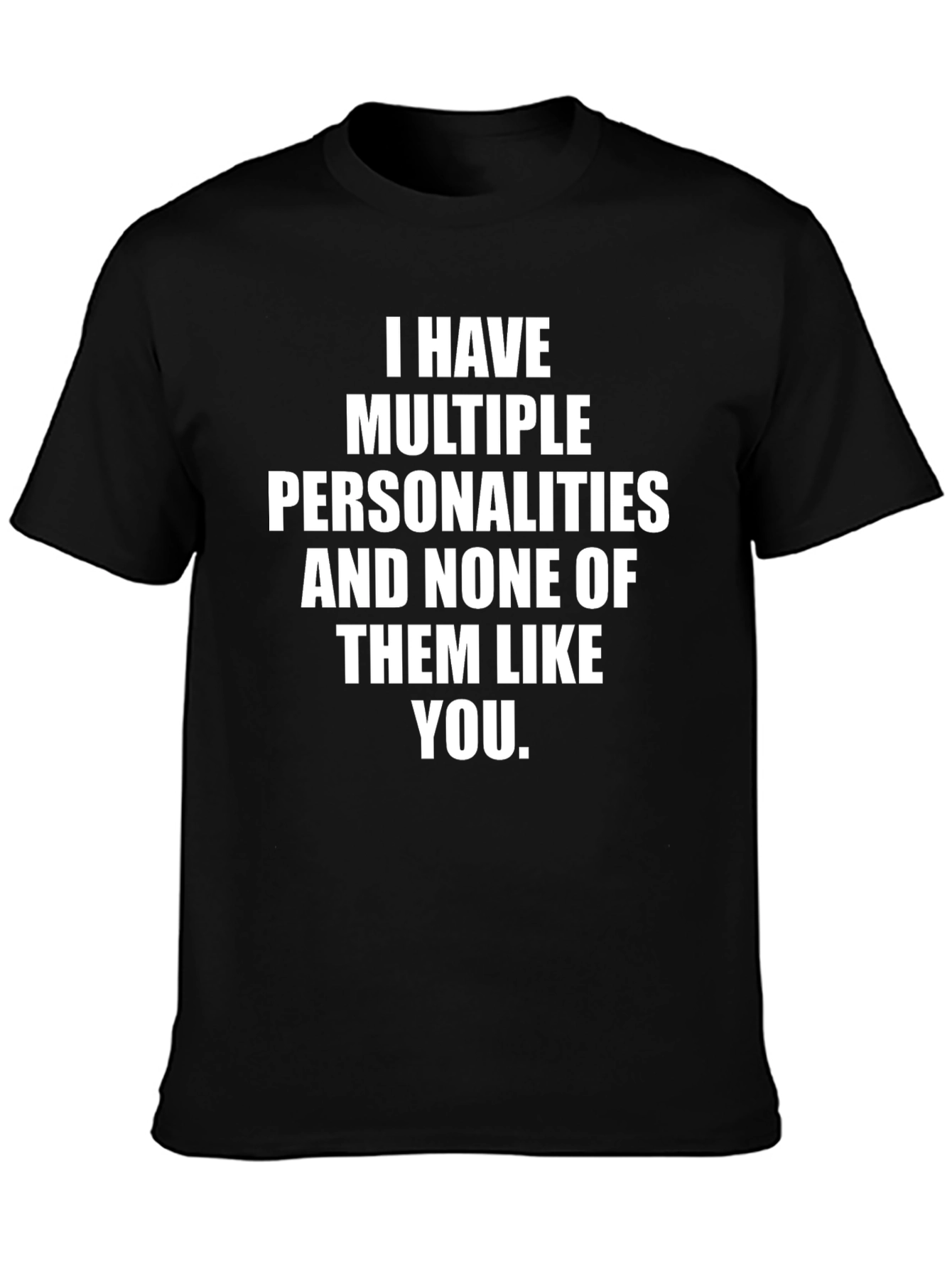 Multiple Personalities Funny Graphic Tee