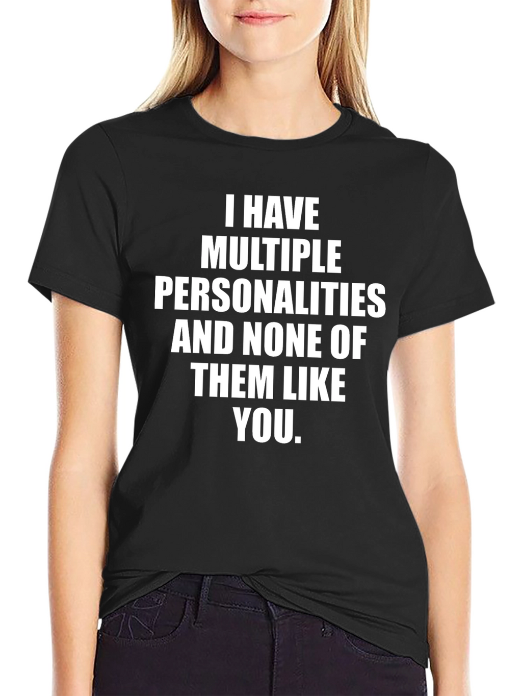 Multiple Personalities Funny Graphic Tee
