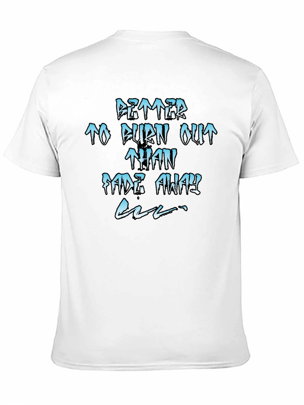 Better Burn Out Tee - Black Graphic T-Shirt