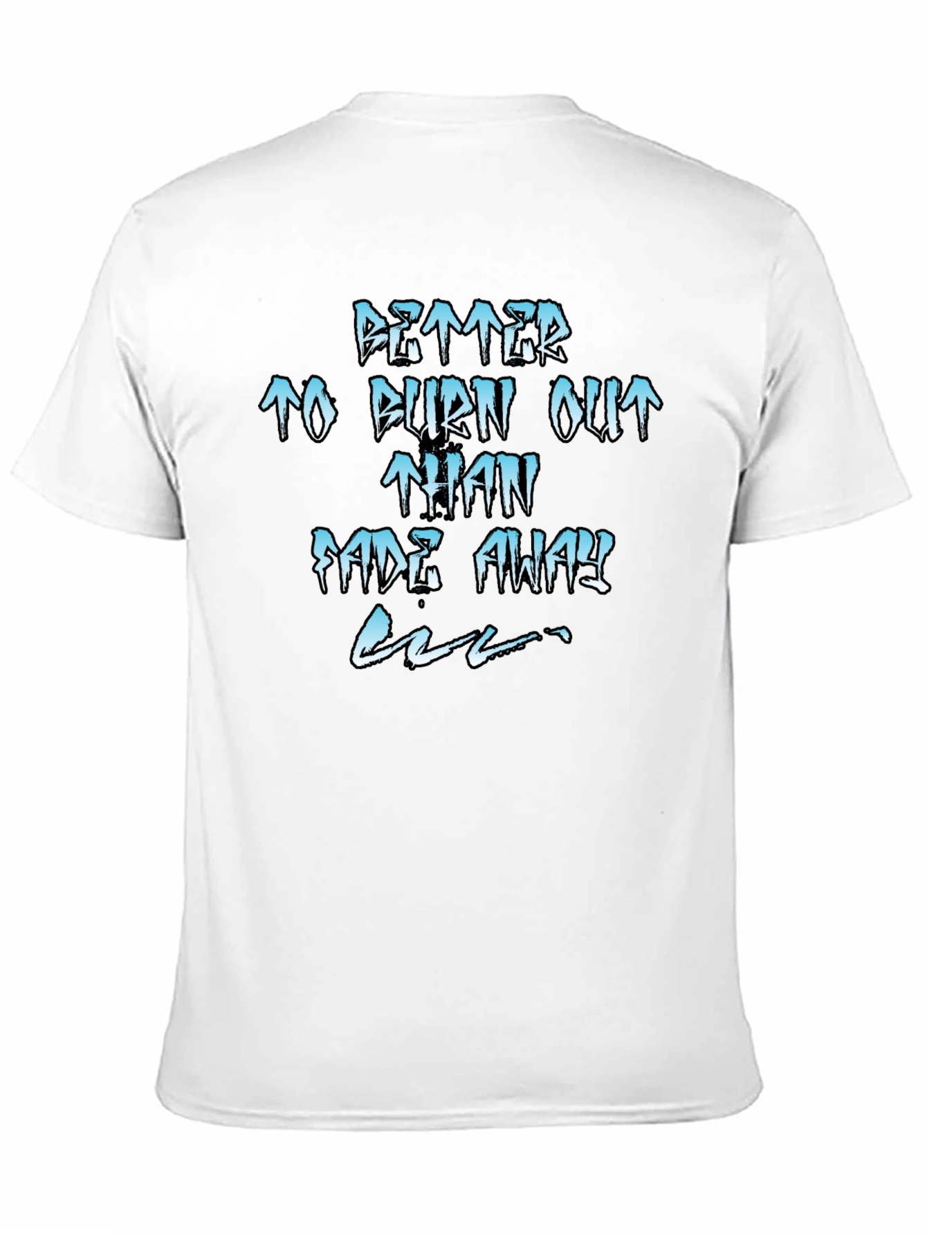 Better Burn Out Tee - Black Graphic T-Shirt