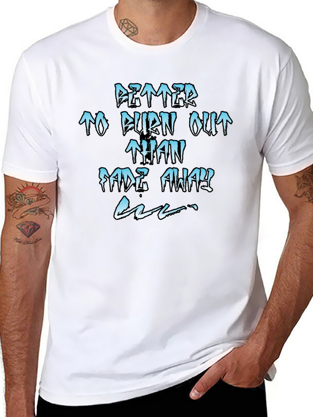 Better Burn Out Tee - Black Graphic T-Shirt