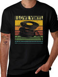 I Love Vinyl Retro Graphic Tee
