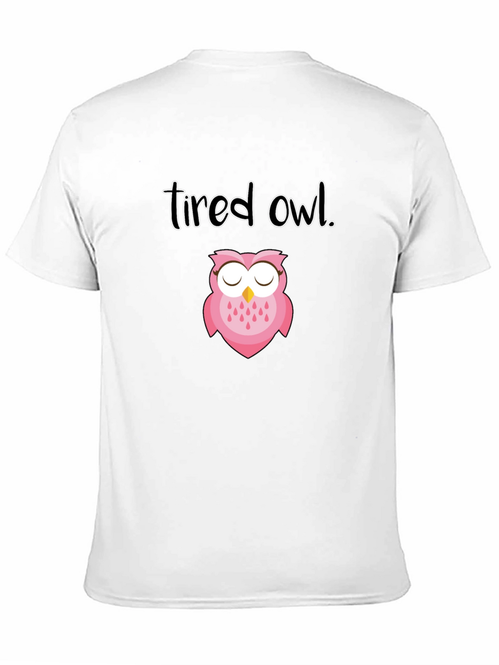 Tired Owl Graphic Tee - Soft & Stylish