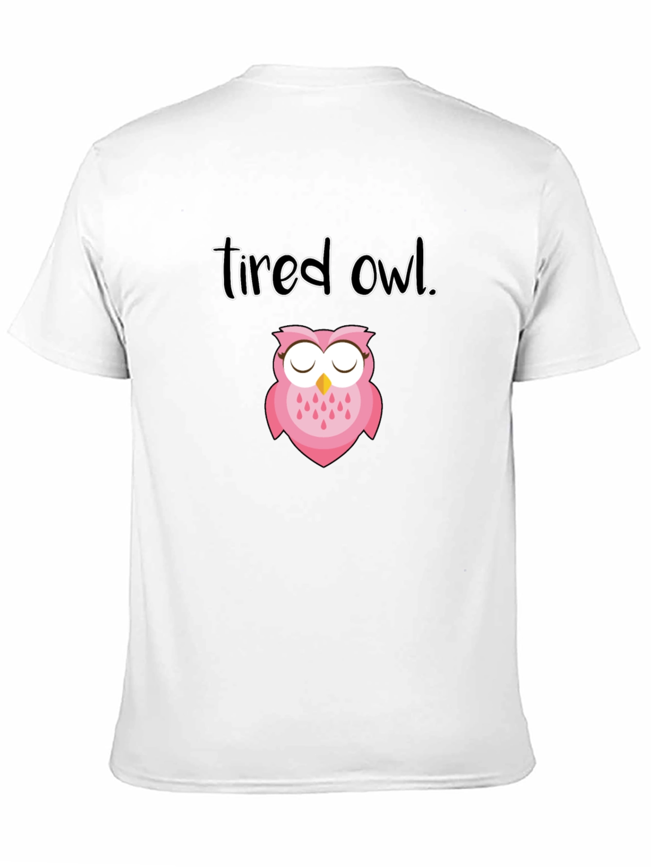 Tired Owl Graphic Tee - Soft & Stylish