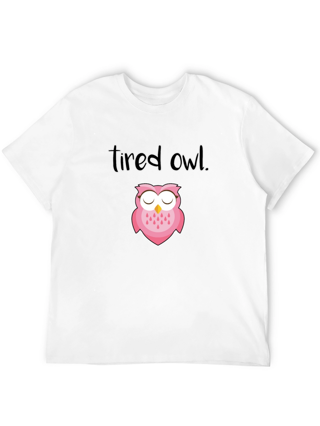 Tired Owl Graphic Tee - Soft & Stylish
