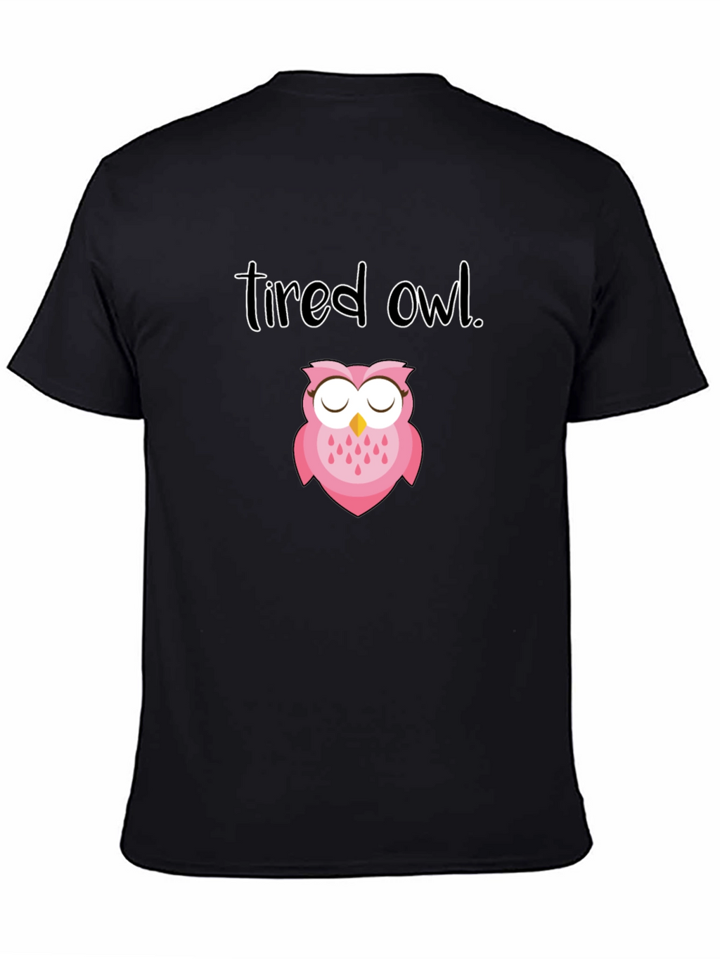 Tired Owl Graphic Tee - Soft & Stylish