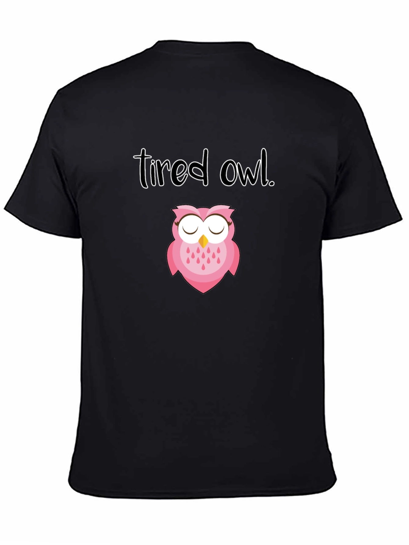 Tired Owl Graphic Tee - Soft & Stylish
