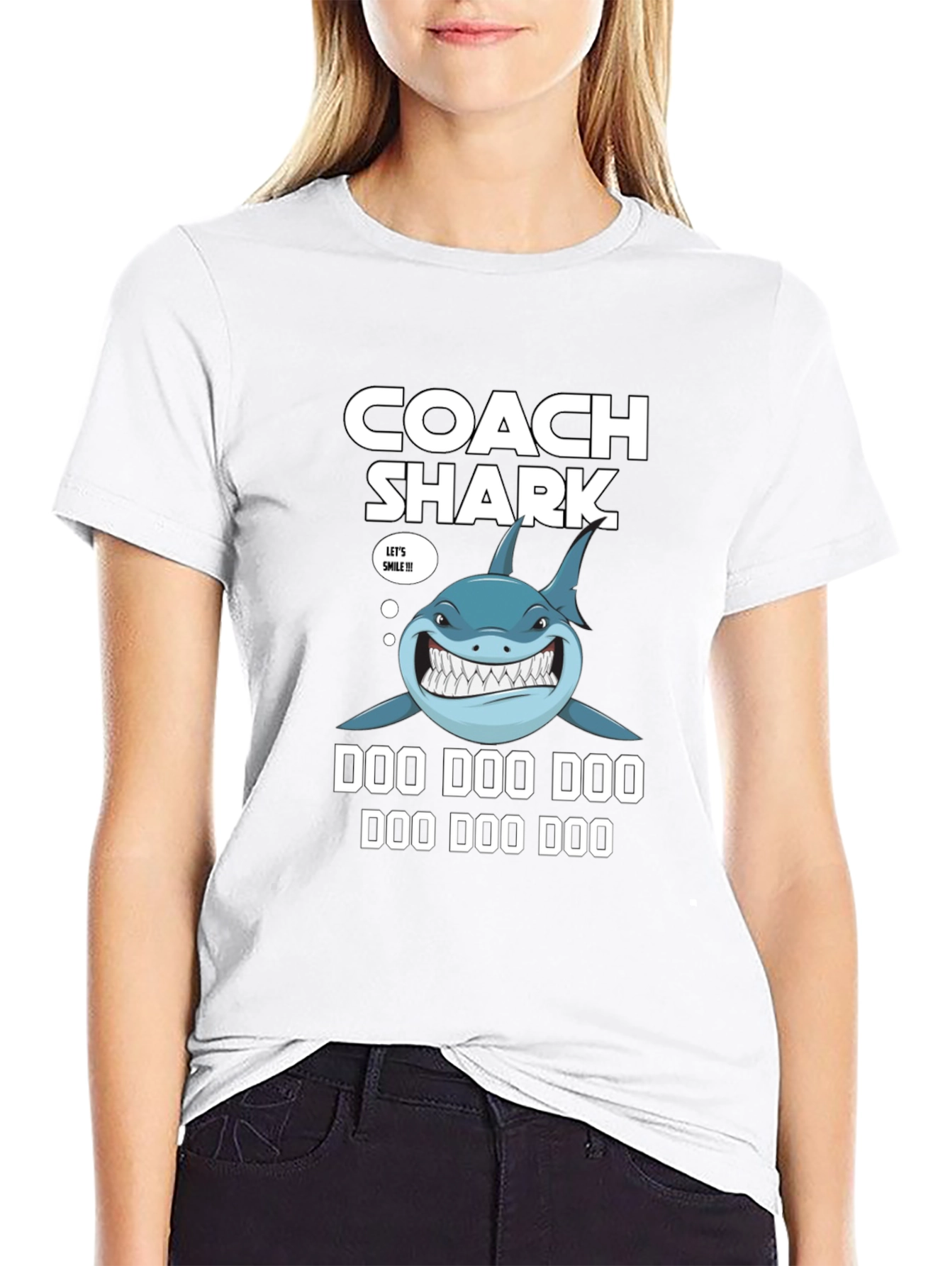 Coach Shark Doo Doo Doo T-Shirt