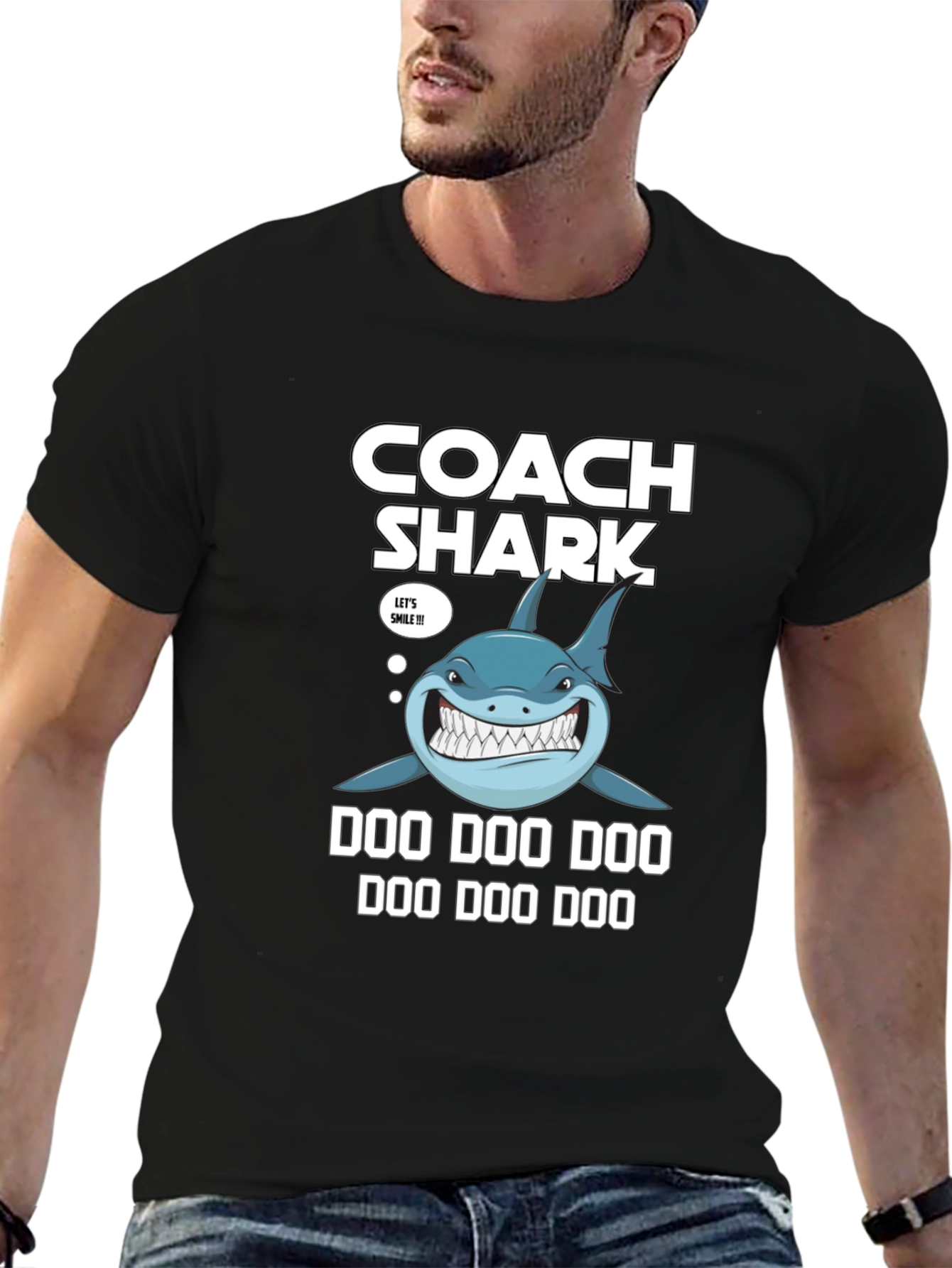 Coach Shark Doo Doo Doo T-Shirt