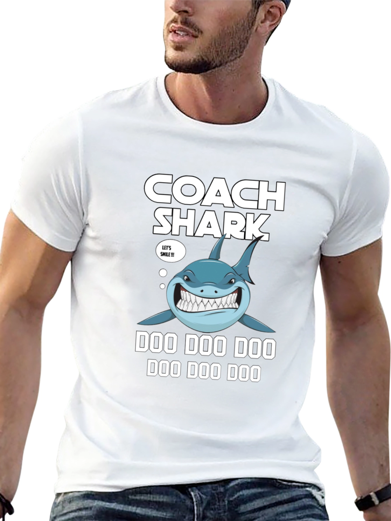 Coach Shark Doo Doo Doo T-Shirt