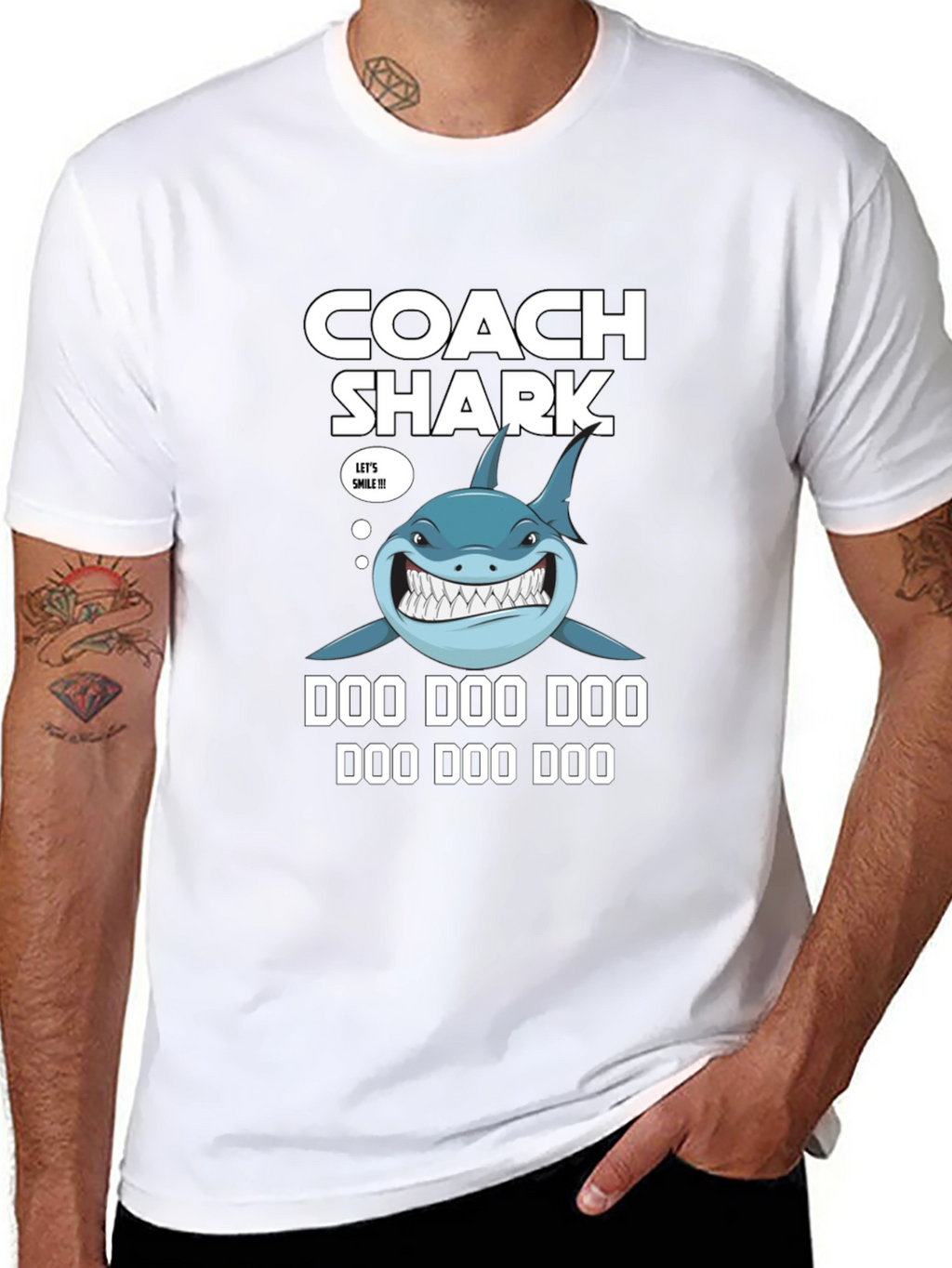 Coach Shark Doo Doo Doo T-Shirt