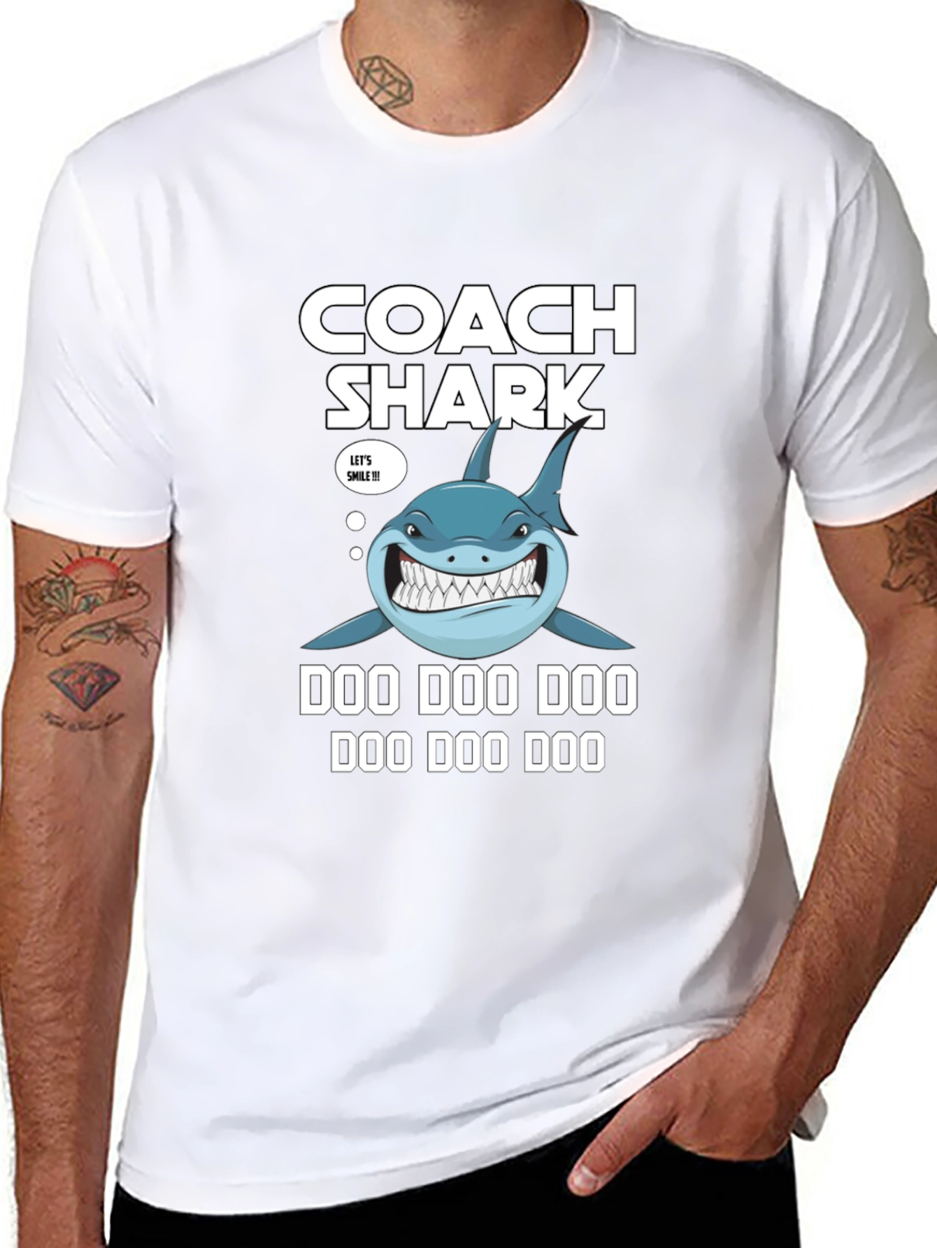 Coach Shark Doo Doo Doo T-Shirt