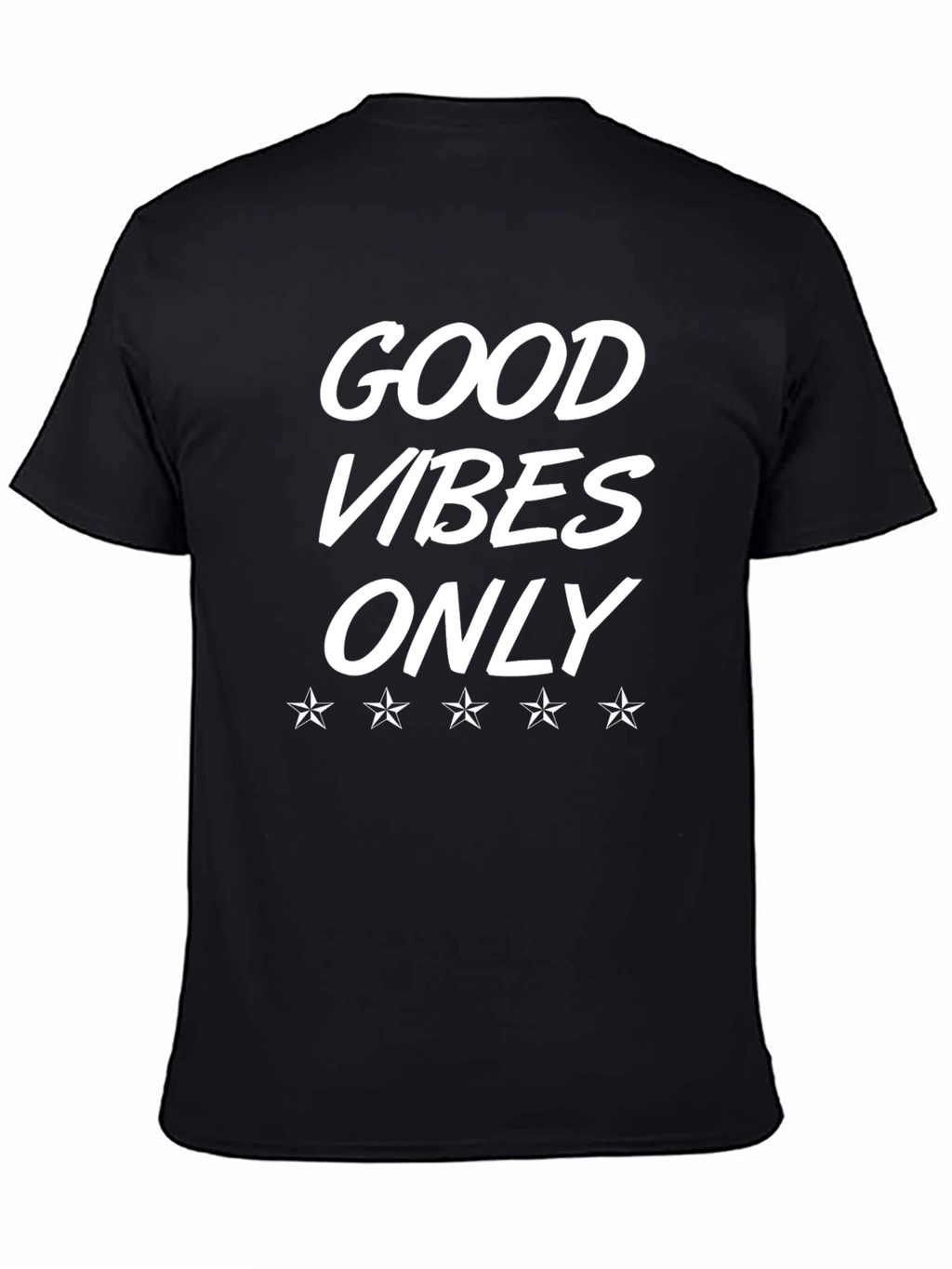 Good Vibes Only Black Graphic Tee