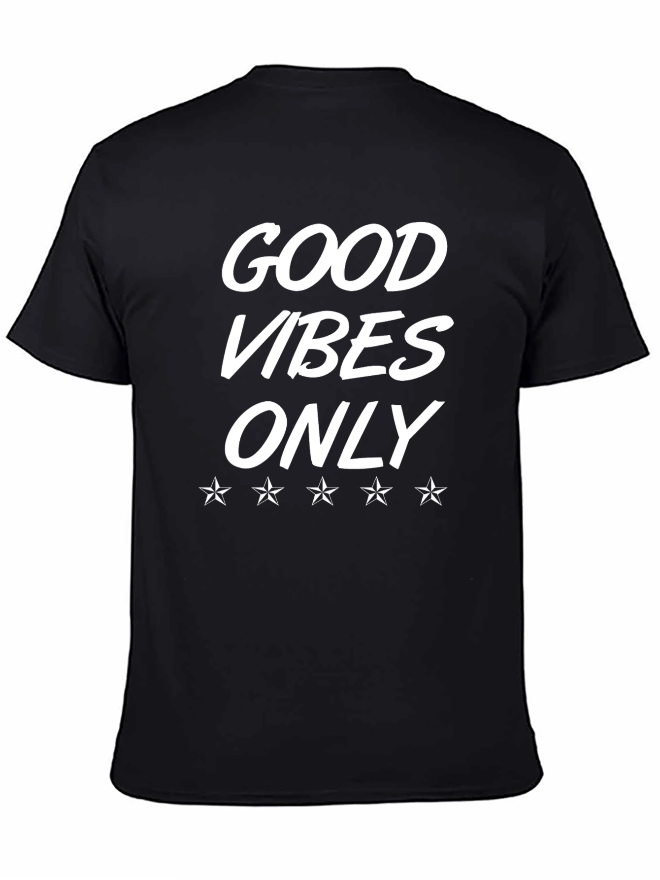 Good Vibes Only Black Graphic Tee