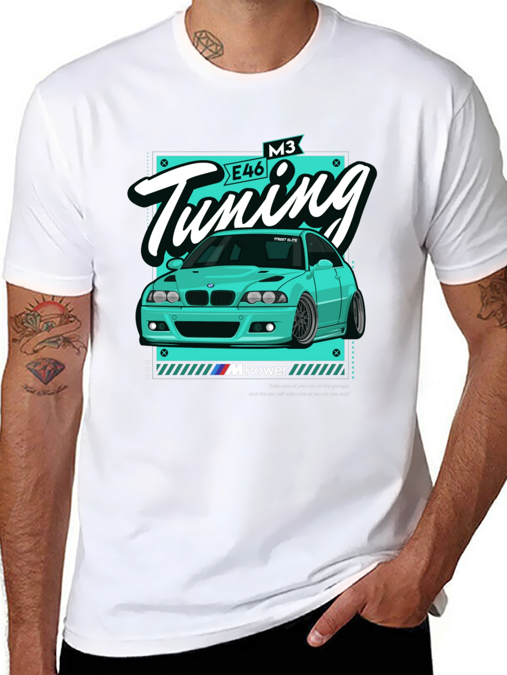BMW M3 E46 Tuning T-Shirt - Car Enthusiast Apparel