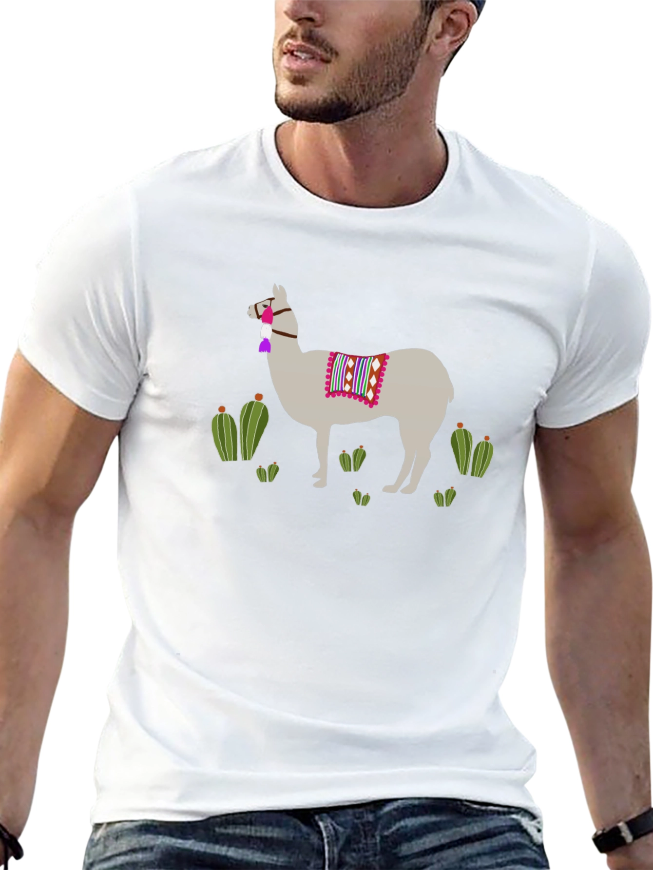 Llama Graphic Tee - Desert Vibes