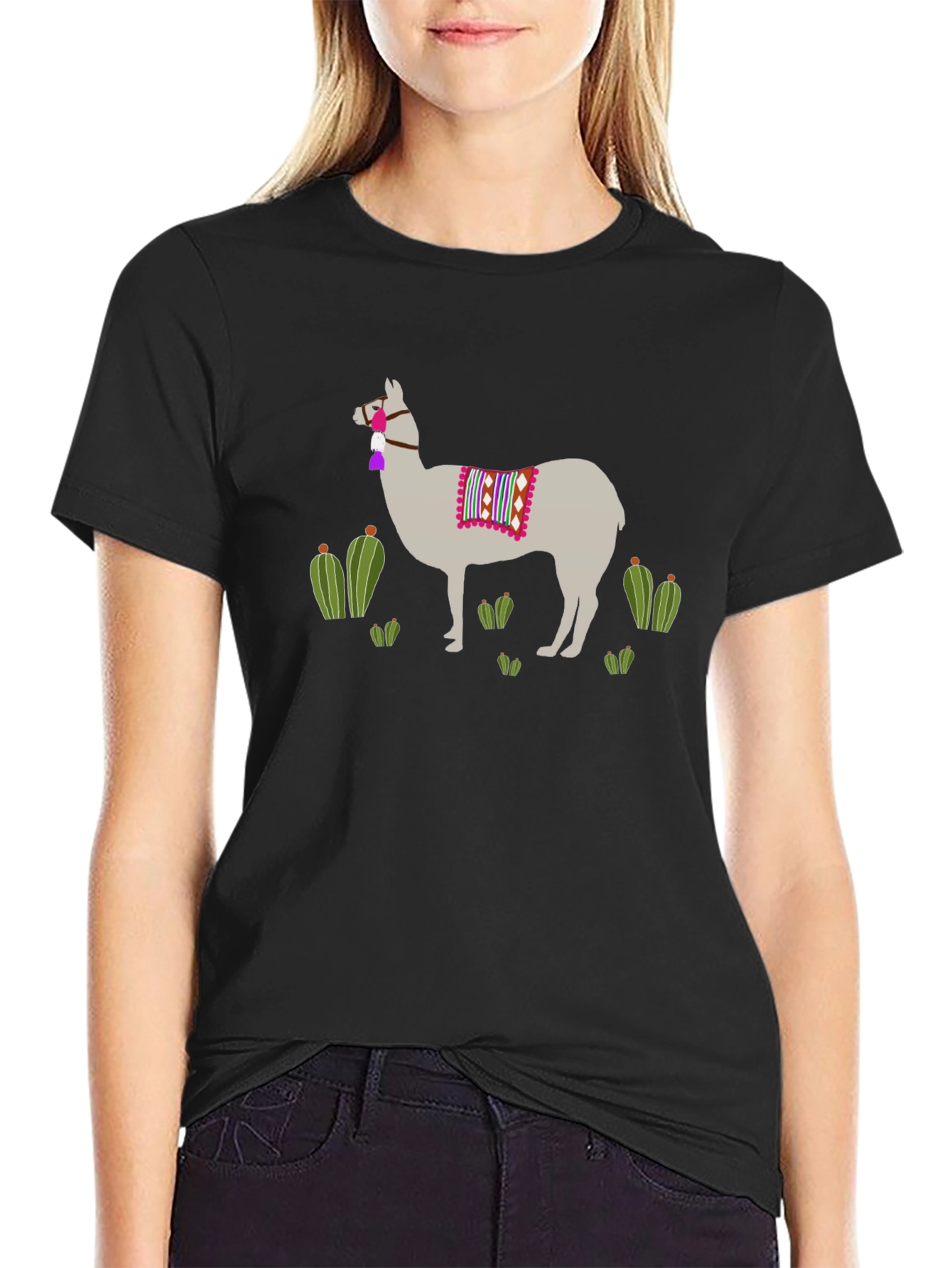 Llama Graphic Tee - Desert Vibes