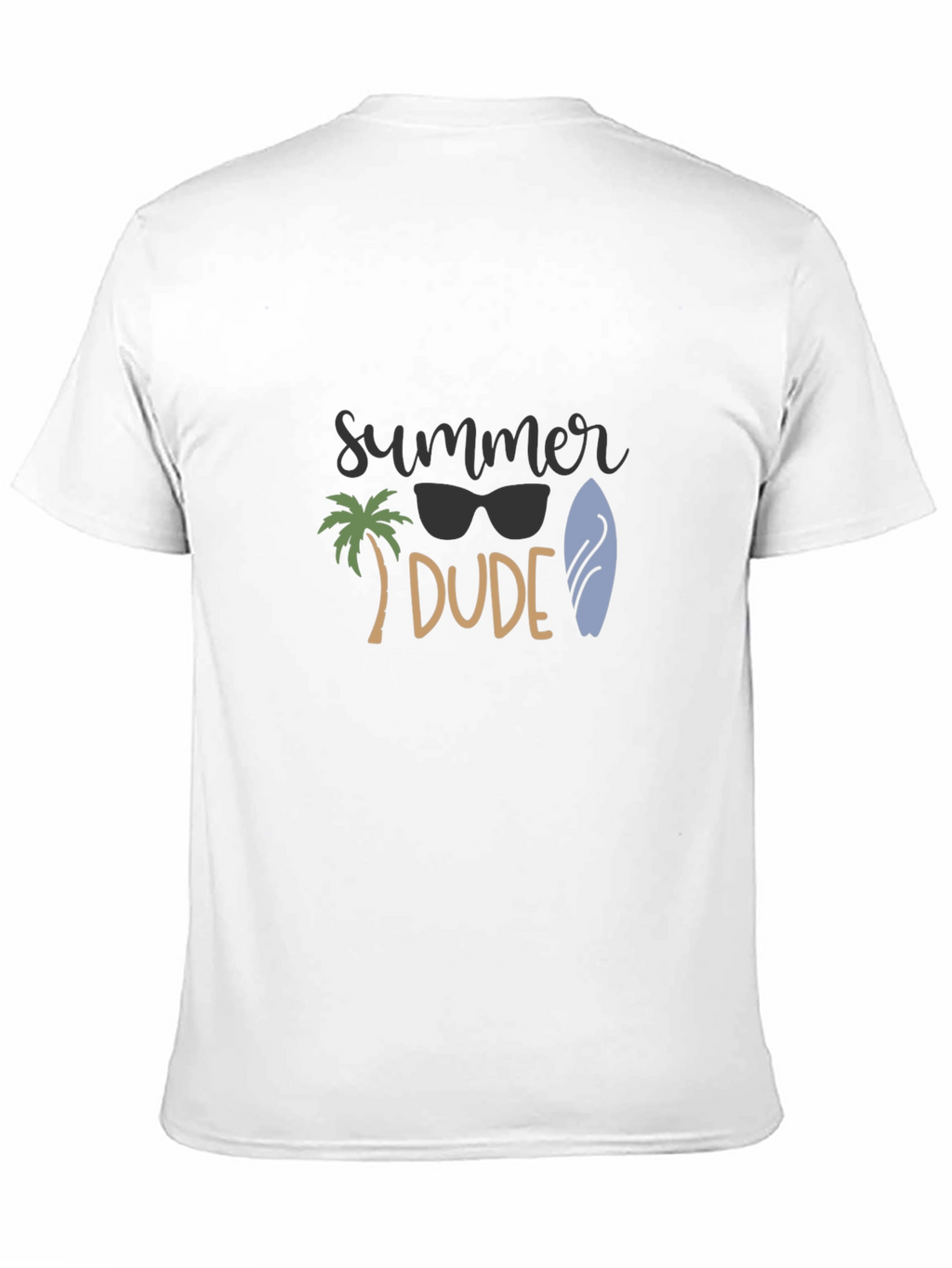 Summer Dude Black T-Shirt