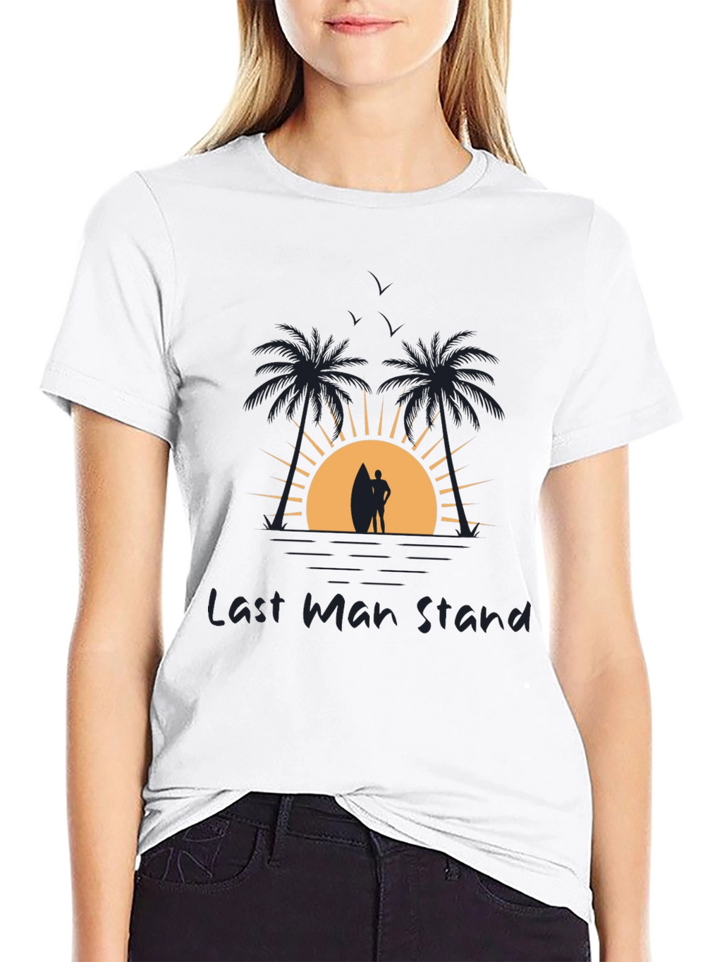 Last Man Stand Beach Graphic Tee