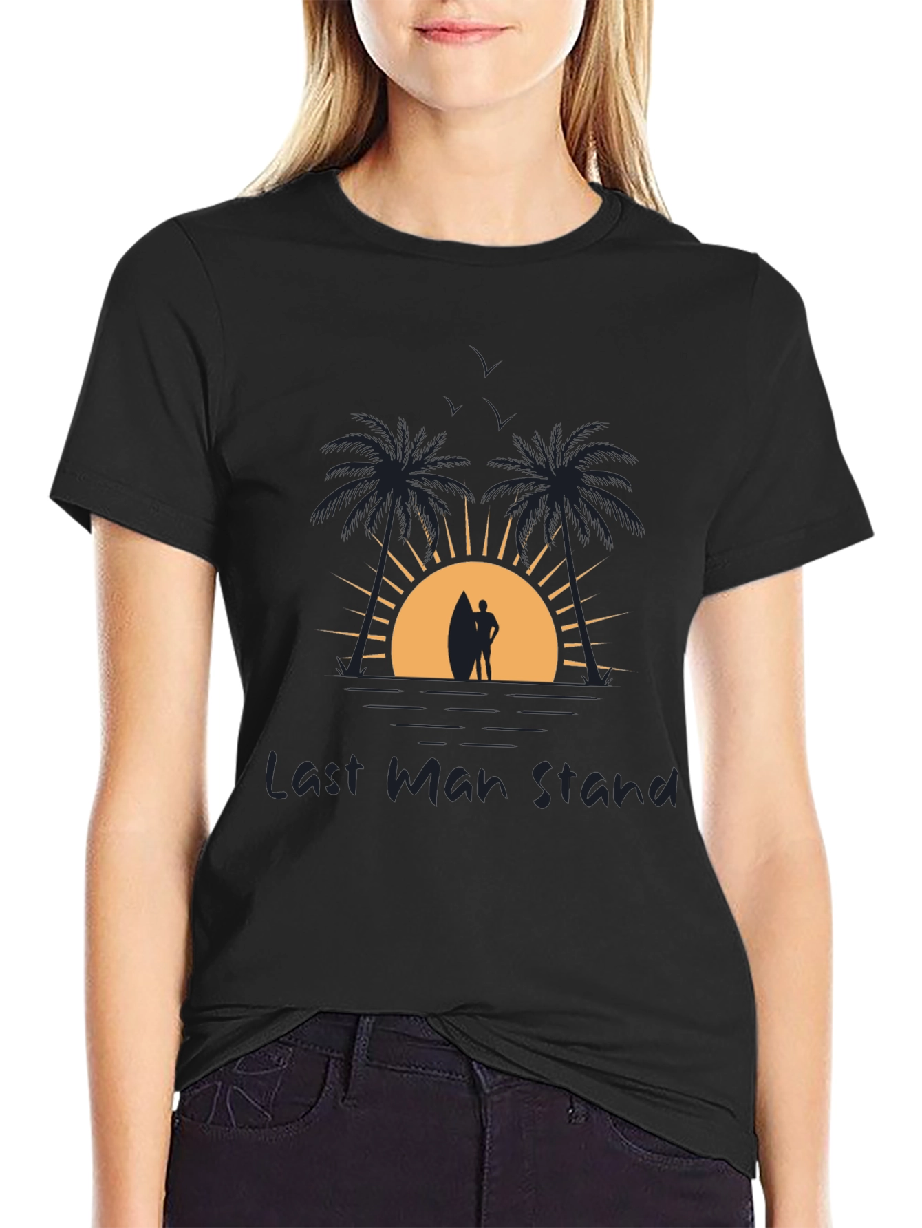 Last Man Stand Beach Graphic Tee