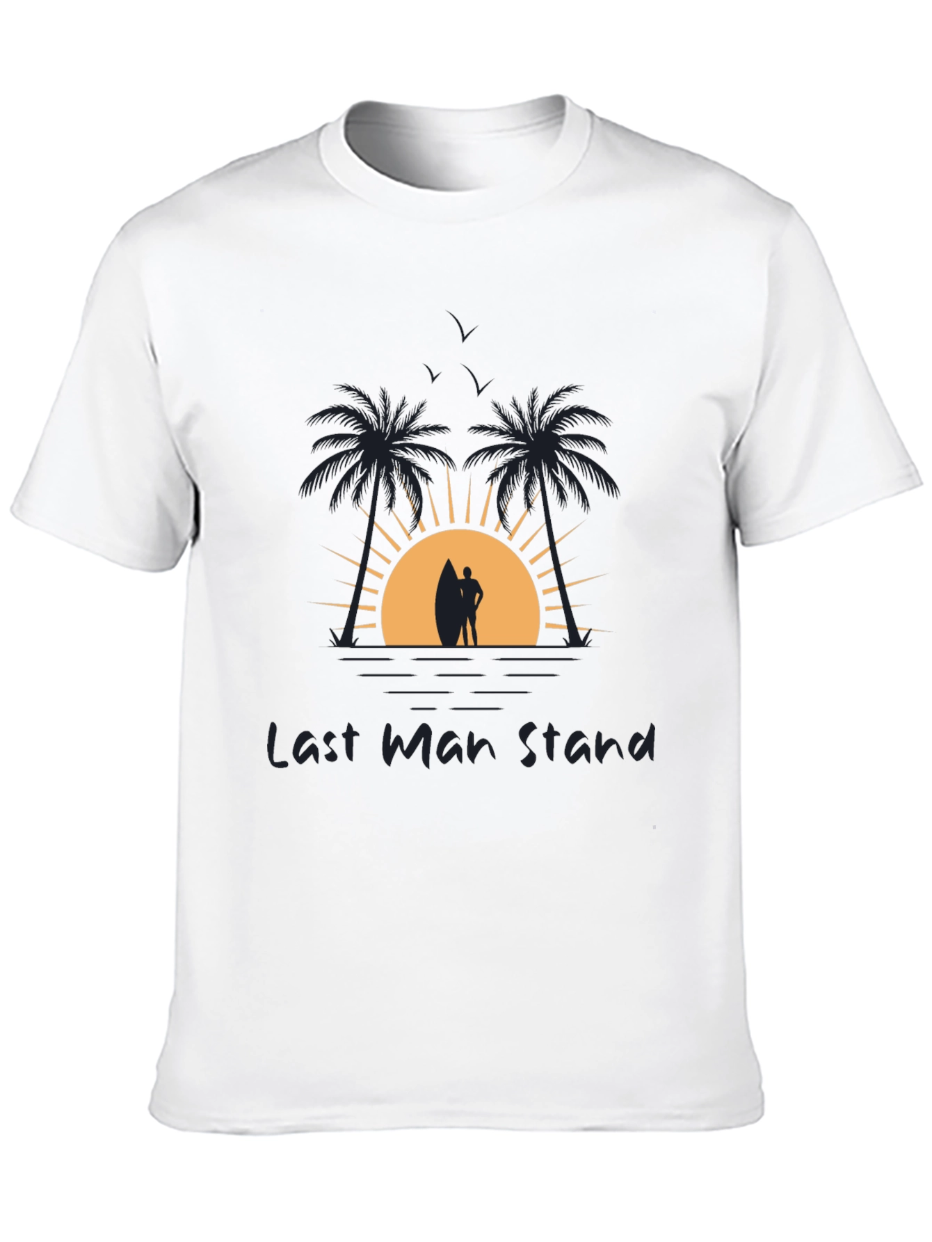 Last Man Stand Beach Graphic Tee