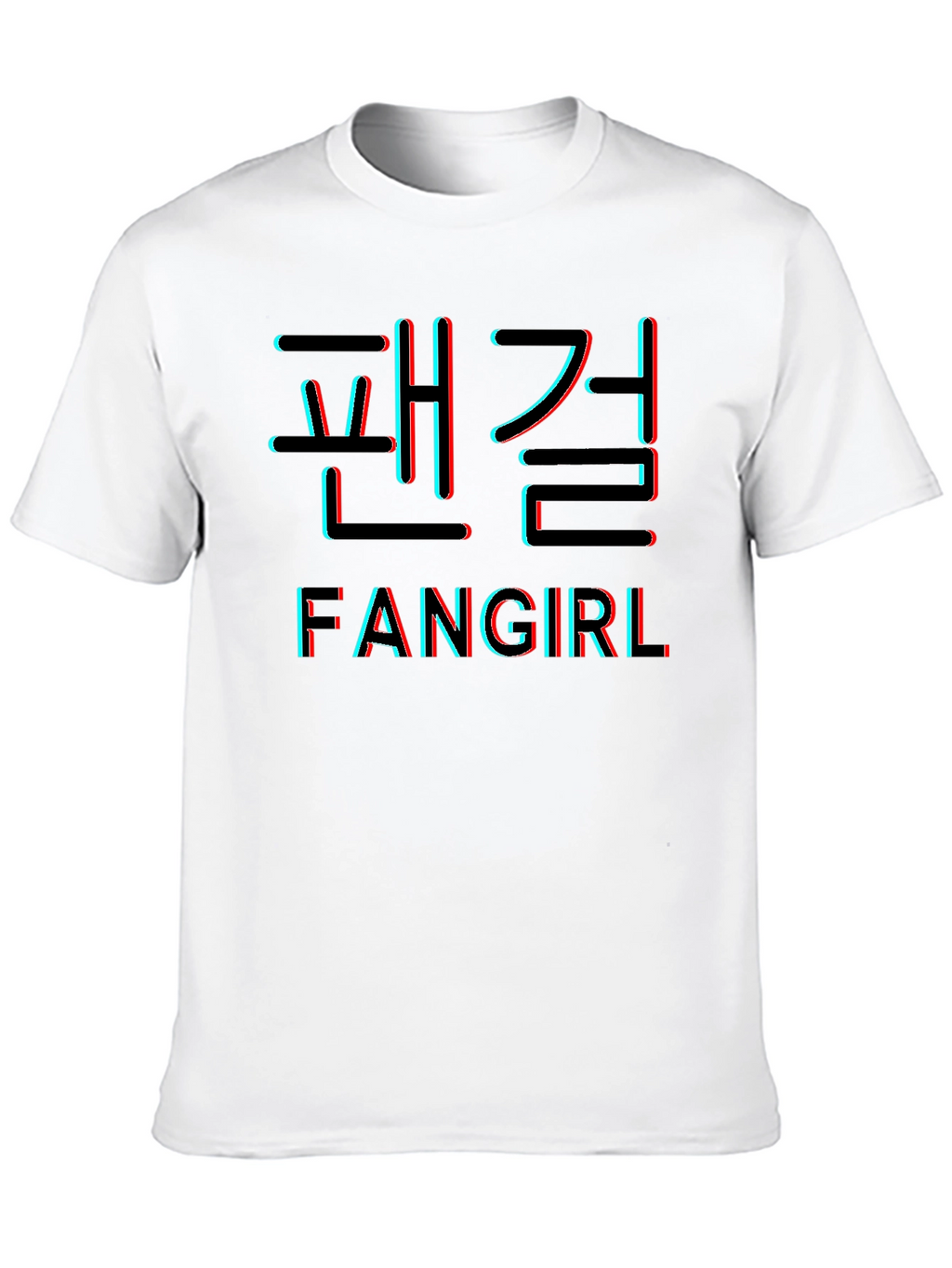 Fangirl Black Graphic T-Shirt