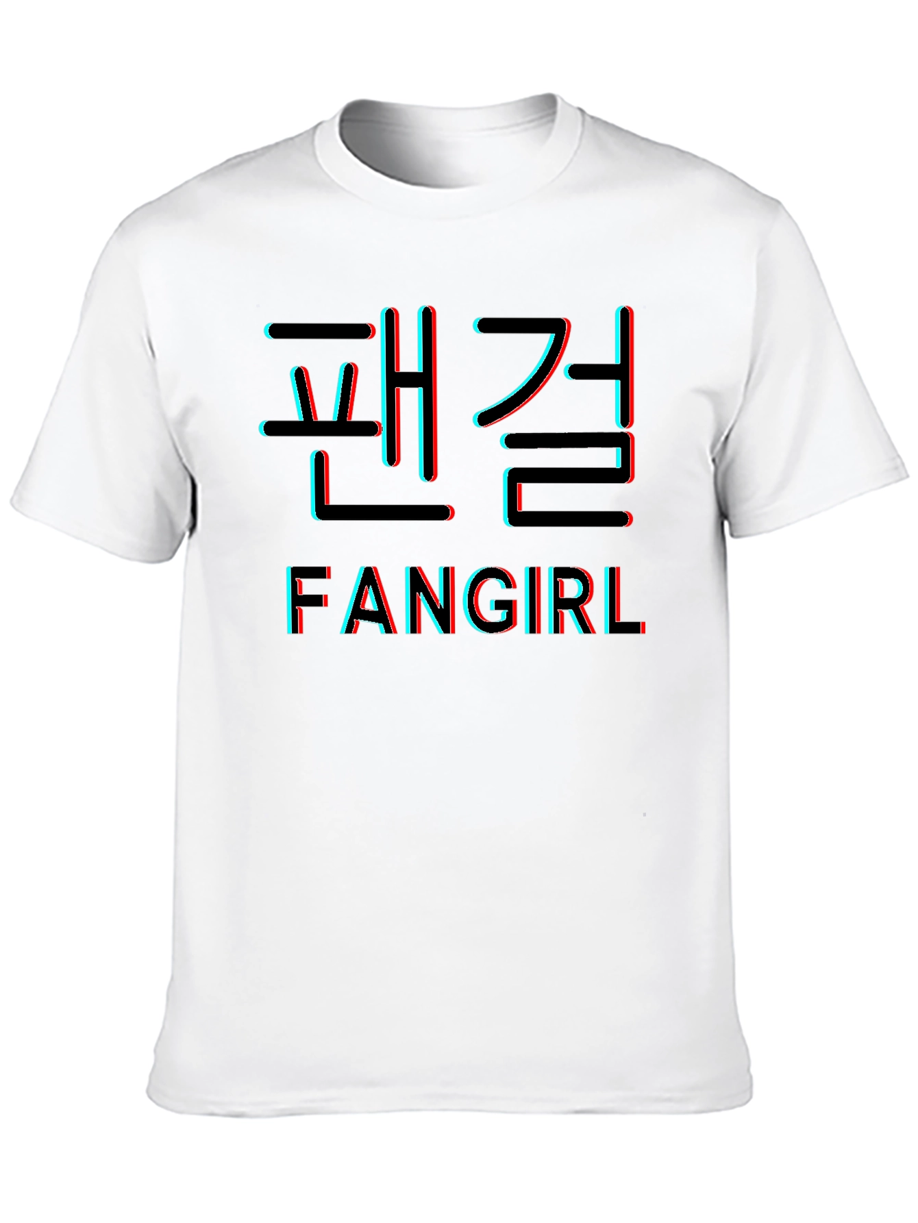 Fangirl Black Graphic T-Shirt