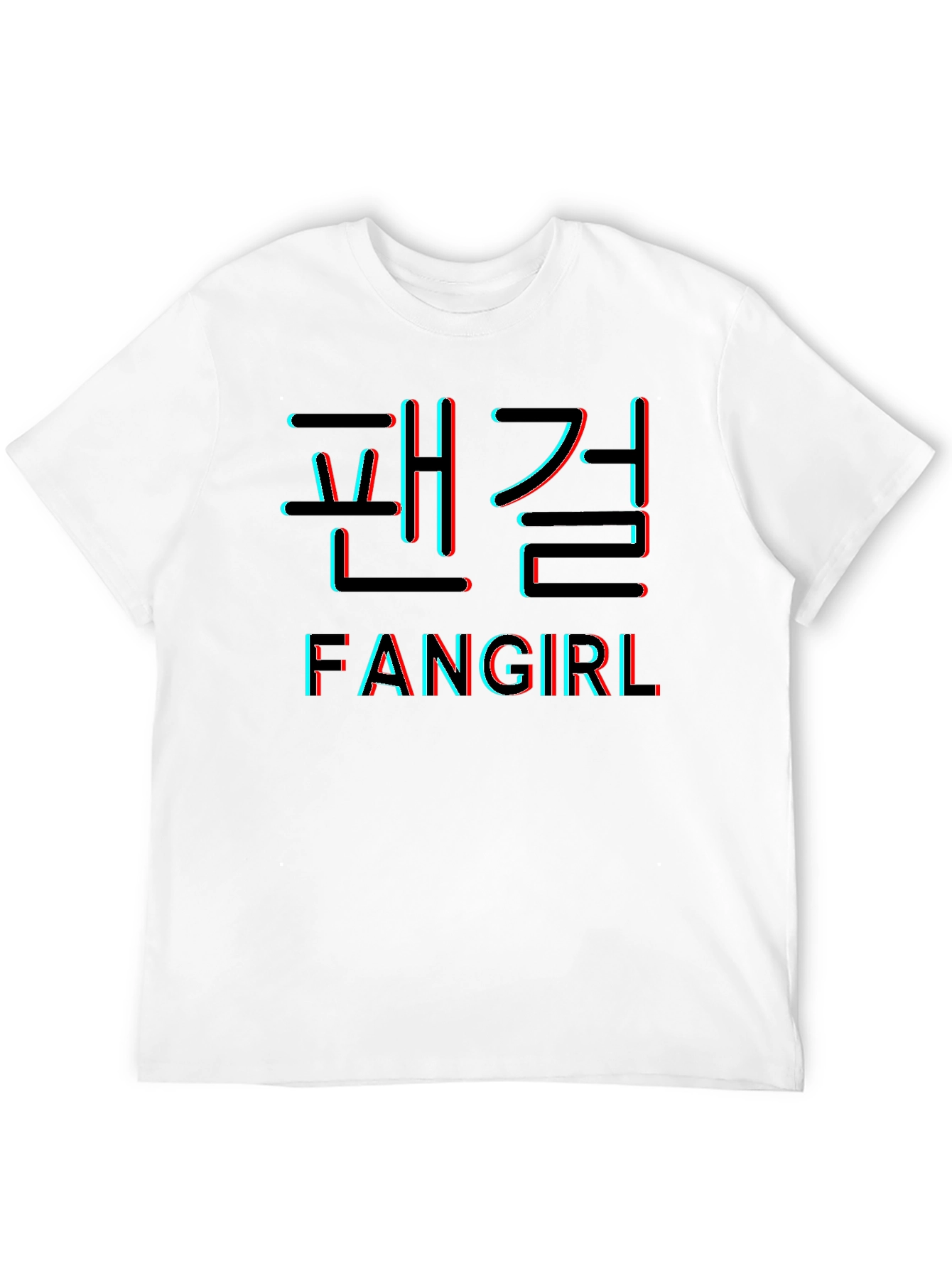 Fangirl Black Graphic T-Shirt