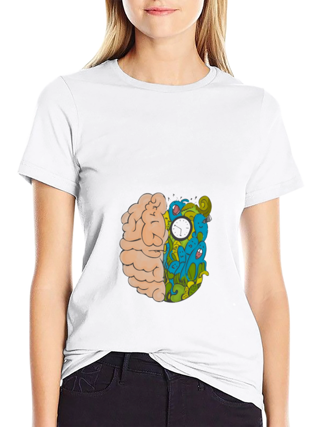 Brain Split T-Shirt - Art & Logic Tee