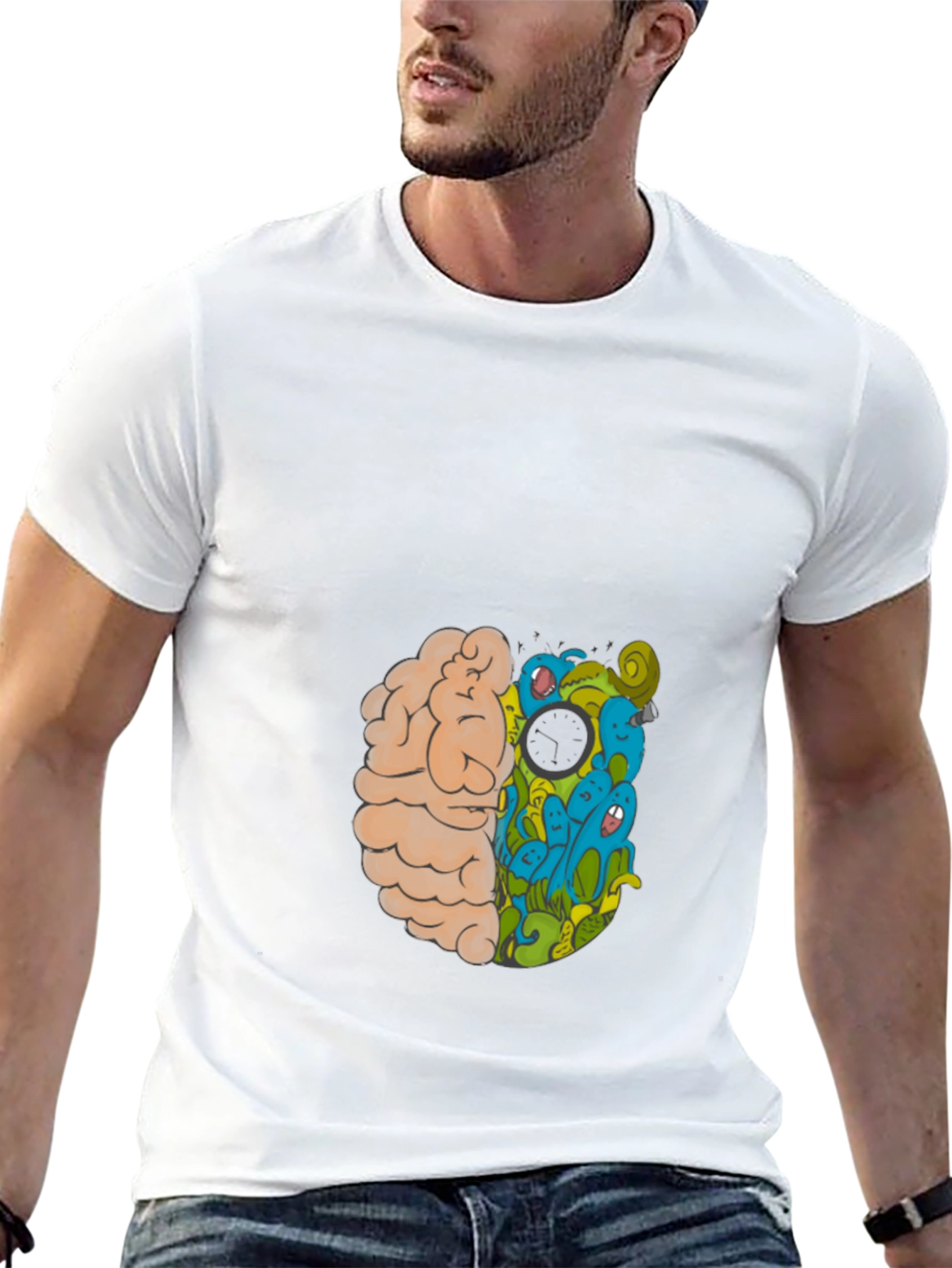 Brain Split T-Shirt - Art & Logic Tee