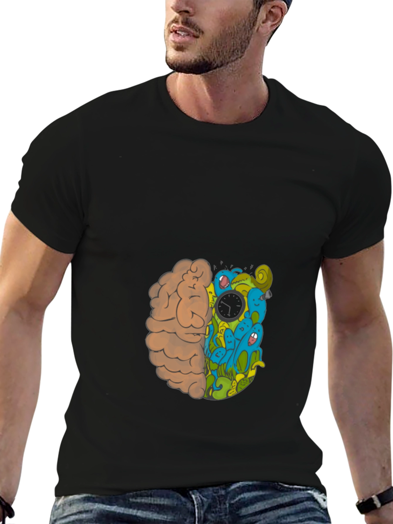 Brain Split T-Shirt - Art & Logic Tee