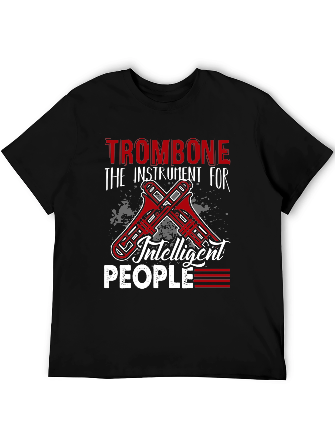 Trombone Instrument T-Shirt for Musicians