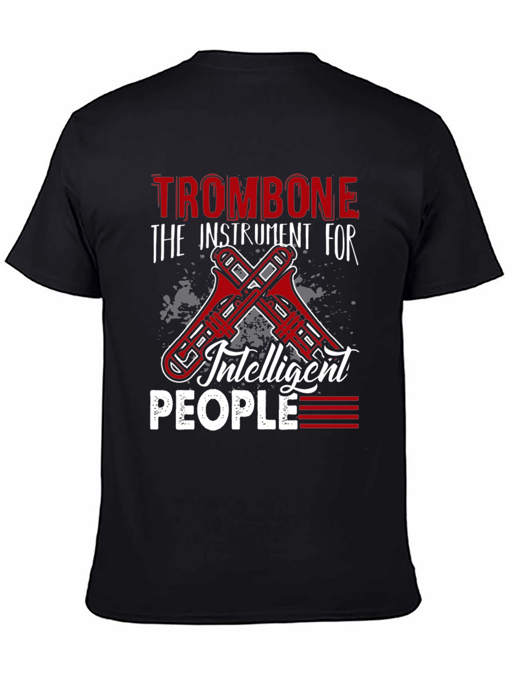 Trombone Instrument T-Shirt for Musicians