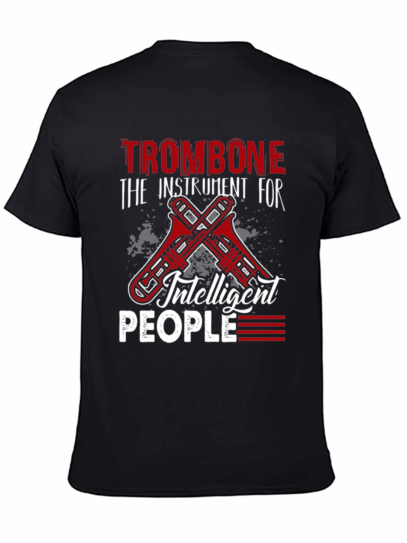 Trombone Instrument T-Shirt for Musicians
