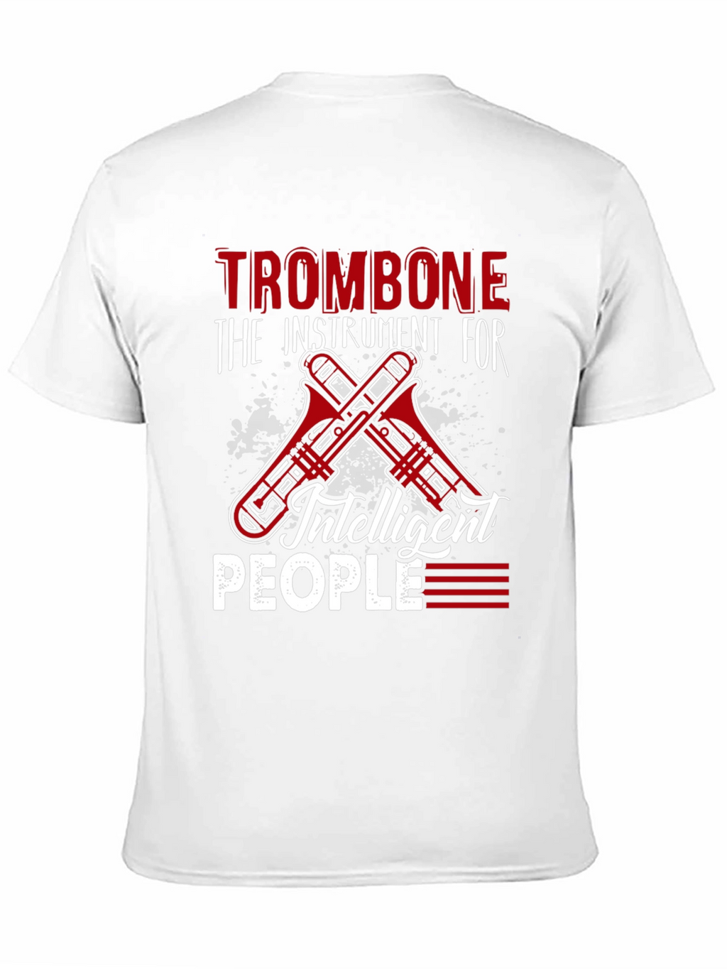 Trombone Instrument T-Shirt for Musicians