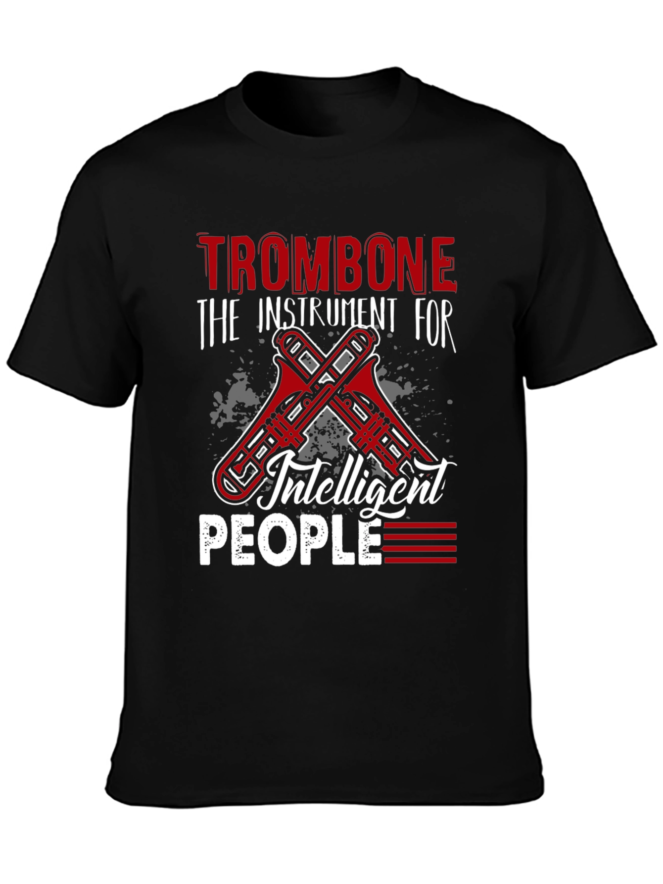 Trombone Instrument T-Shirt for Musicians