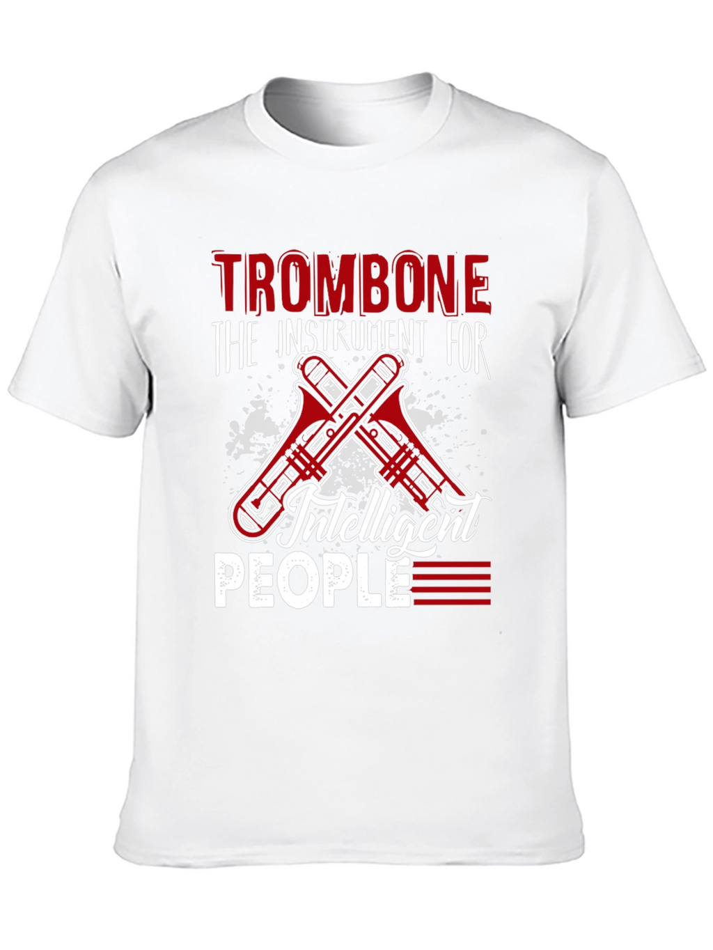 Trombone Instrument T-Shirt for Musicians