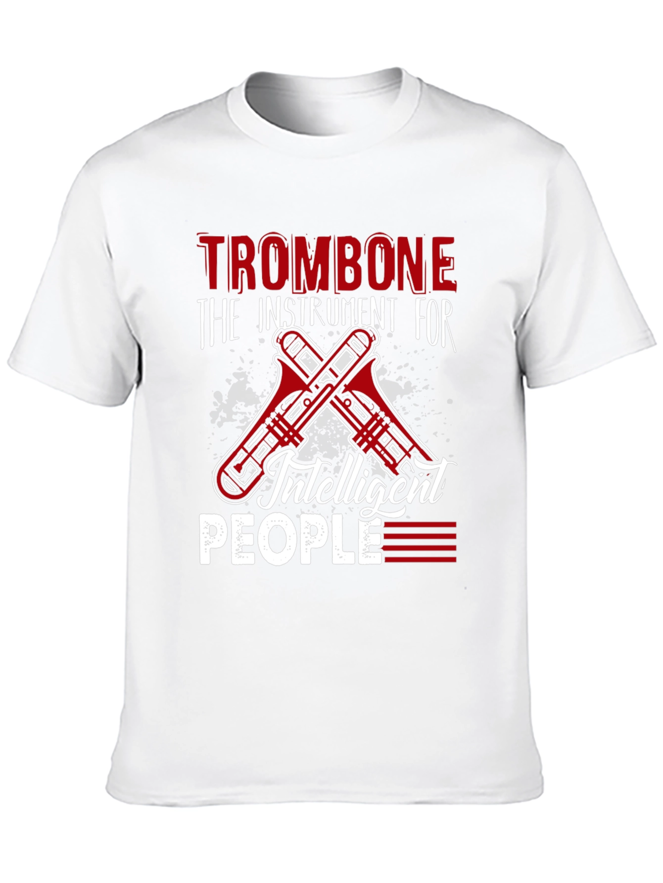 Trombone Instrument T-Shirt for Musicians